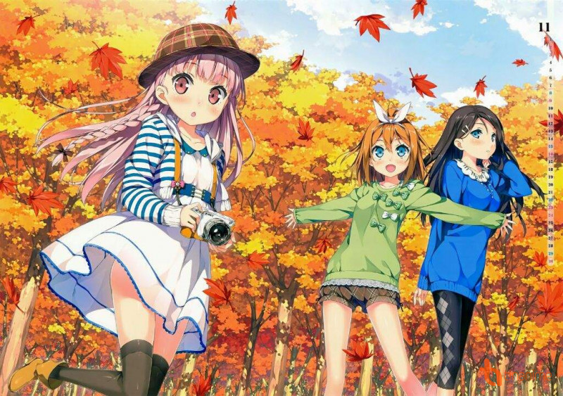 Kết quả hình ảnh cho anime mùa thu
